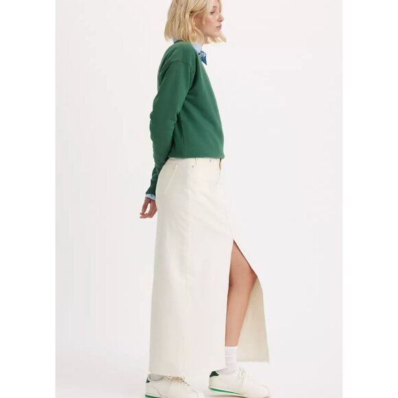 Levi's Cream Maxi Skirt - Picture 5 of 8